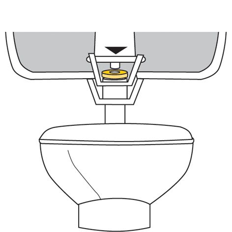 HAAS Gummi-Membrane 63 x 23 x 3 mm, schwarz, flach, für Spülkasten
