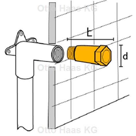 HAAS Baustopfen 1/2" x 72 mm, Kunststoff, schmal, Kalt-/Warmwasserleitung, weiß