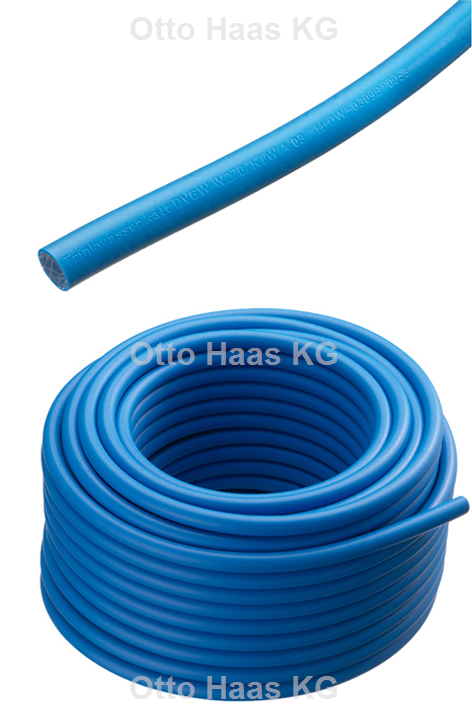 HAAS Trinkwasserschlauch OHA PROFILINE-AQUA PLUS 1/2", hellblau, Kunststoff