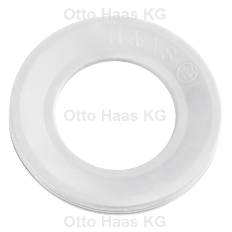 HAAS Gummi-Dichtung weiß, für Stand-WC