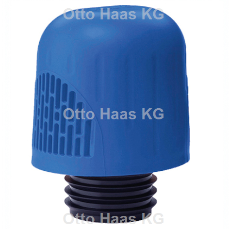 HAAS OHA-Rohrbelüfter DN 32/40/50, blau, mit Frostschutzhaube