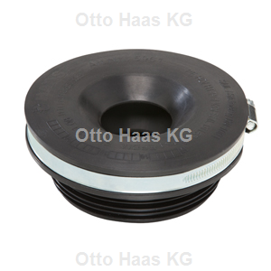 HAAS Universal-Kragenverbinder OHA DN 100/110/DN 50-63, schwarz