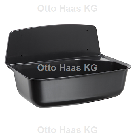 HAAS Ausgussbecken Nina 526 x 342 x 367 mm, Universal, Kunststoff, schwarz