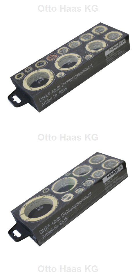 HAAS Dichtungsblock OHA 8515 221 Stück, Multi, beidseitig bestückt, schwarz
