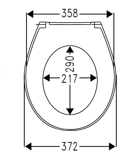 HARO WC-Sitz Passat Soft Close Premium Scharniere Edelstahl, FastFixmutter, Exzenter, stella