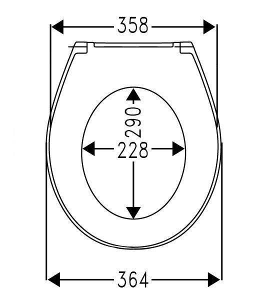 HARO WC-Sitz Evo Soft Close Premium weiß, Scharniere Edelstahl, Klappdübel, Schlitzscheibe