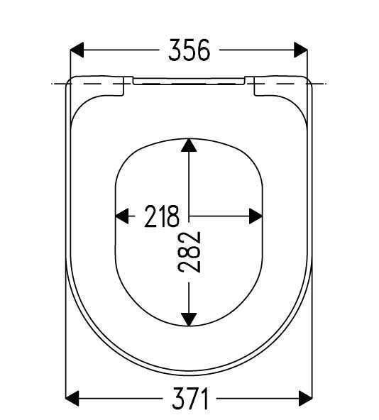 HARO WC-Sitz Madeira Scharniere Edelstahl, Klappdübel, nicht verstellbar, weiß