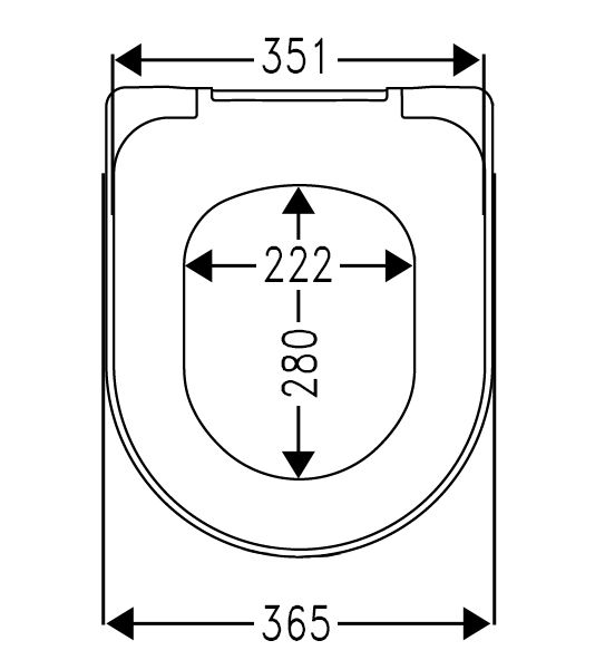 HARO WC-Sitz Solla Soft Close weiß, Scharniere Edelstahl, Klappdübel, nicht verstellbar