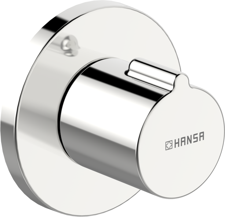HANSA Fertigmontageset für UP-Ventil, Rosette rund, chrom