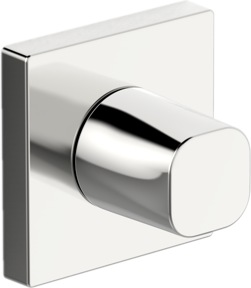 HANSA Fertigmontageset HANSALIVING für UP-Ventil, Durchflusseinstellgriff, Rosette eckig, chrom