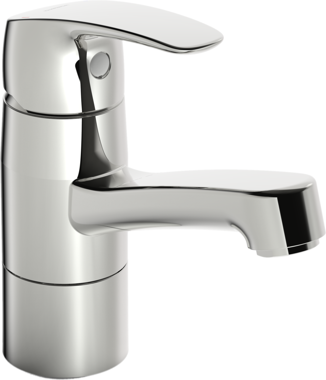 HANSA Waschtisch-Einhebelmischer HANSAPINTO ohne Ablaufgarnitur, Ausladung 133mm, chrom