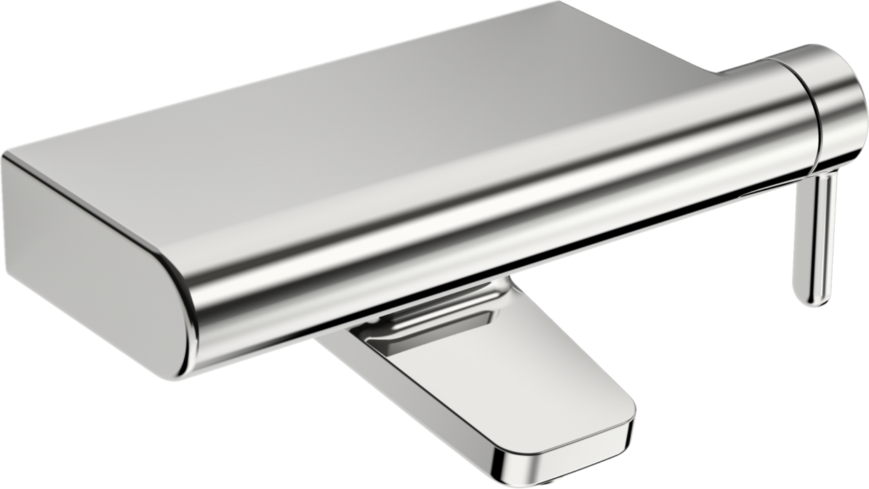 HANSA Wannen-Einhebelmischer HANSADESIGNO Style AP, Ausladung 146mm, chrom