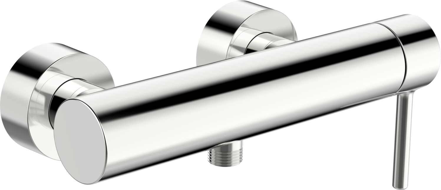 HANSA Brause-Einhebelmischer HANSAVANTIS Style AP, Pinhebel, Wandmontage, chrom