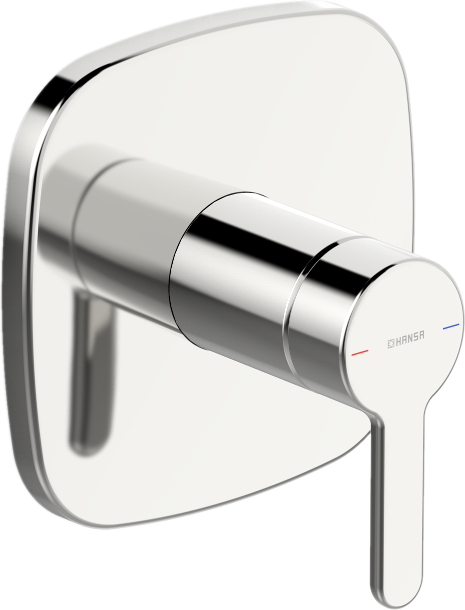 HANSA Fertigmontageset HANSADESIGNO Style UP-Brause-Einhebelmischer, mit Funktionseinheit, chrom