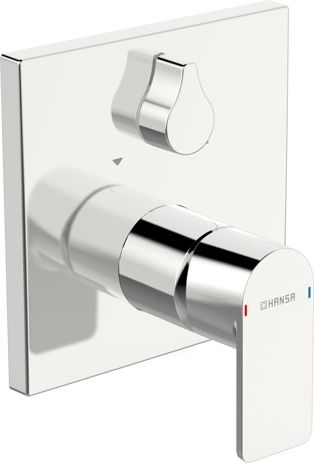 HANSA Fertigmontageset HANSASTELA UP-Wannen- und Brause-Einhebelmischer, Drehumsteller, druckunabhängig, chrom