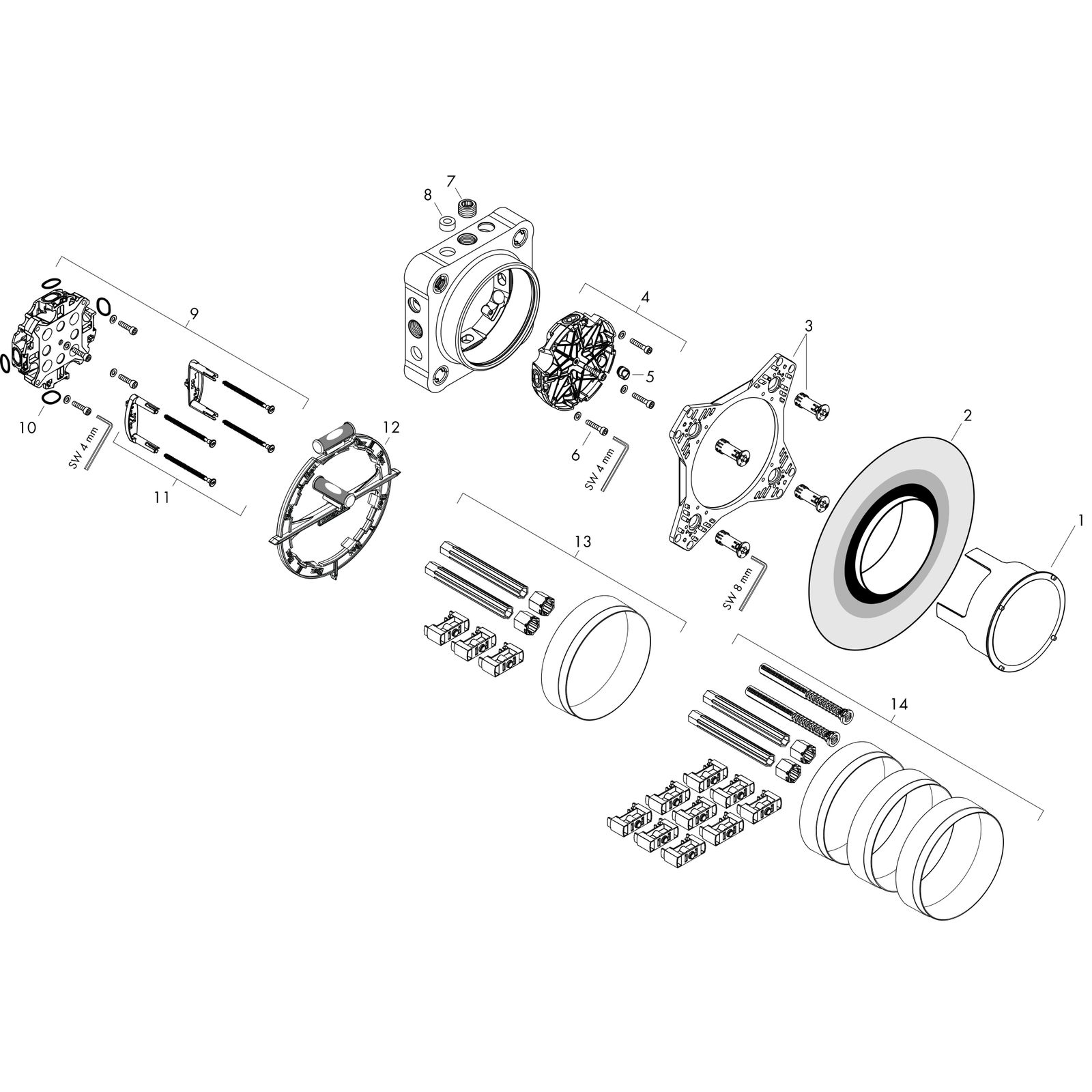 hansgrohe Grundkörper iBox universal 2 Rp 1/2, DN 15