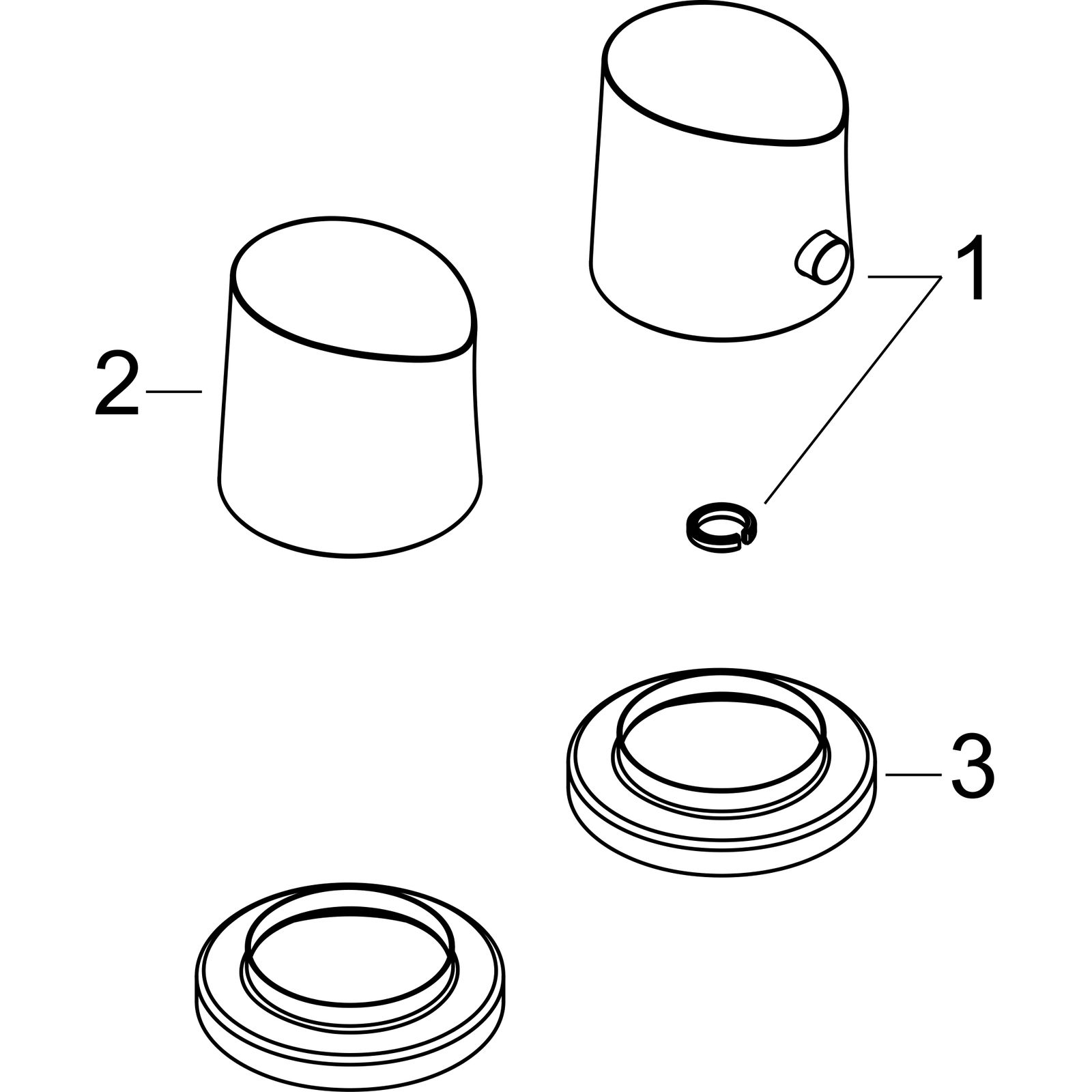 hansgrohe Fertigmontageset Axor Starck Organic 2-Loch-Wannenrandarmatur, mit Thermostat, chrom