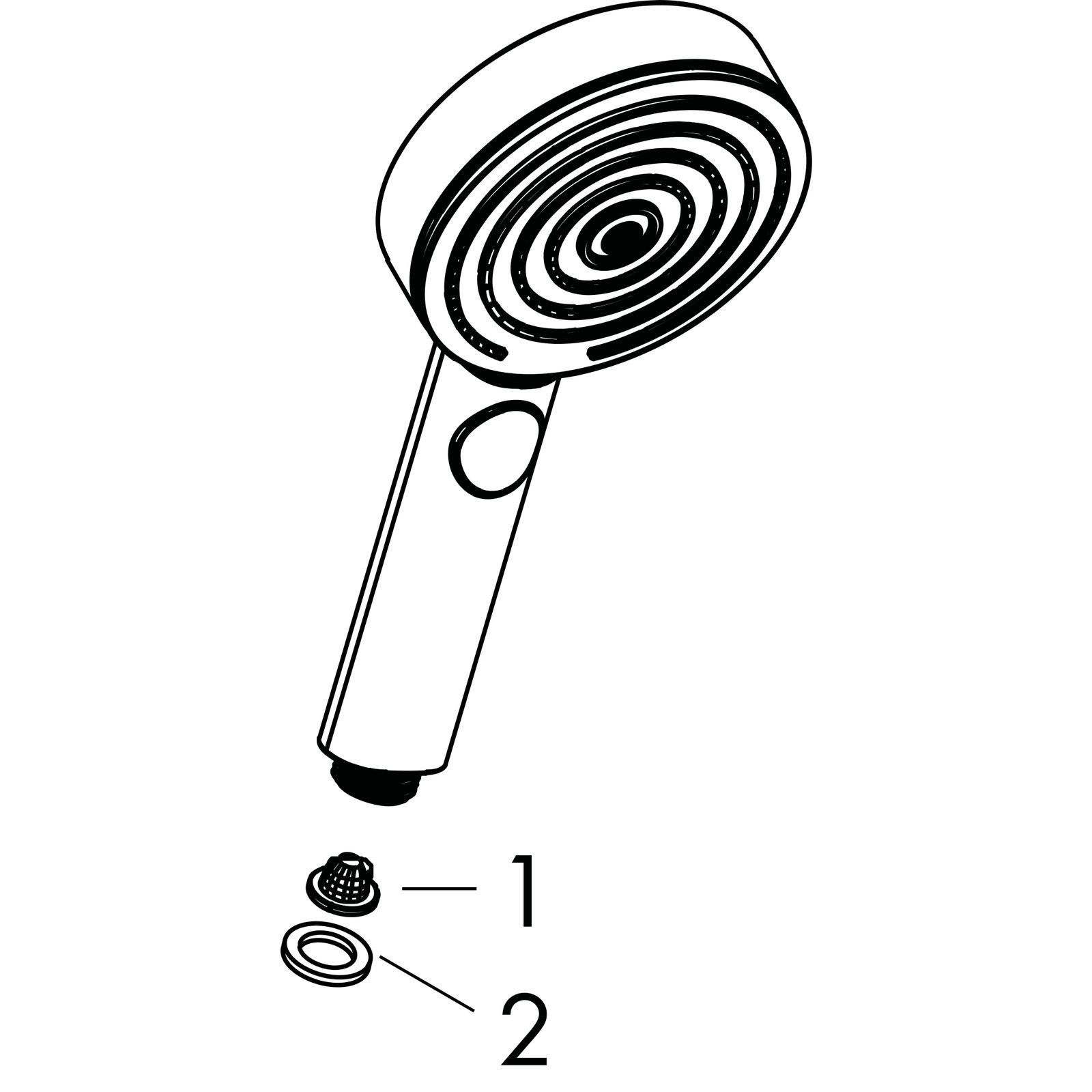 hansgrohe Handbrause Pulsify Select S 105 Activation, 3jet, chrom