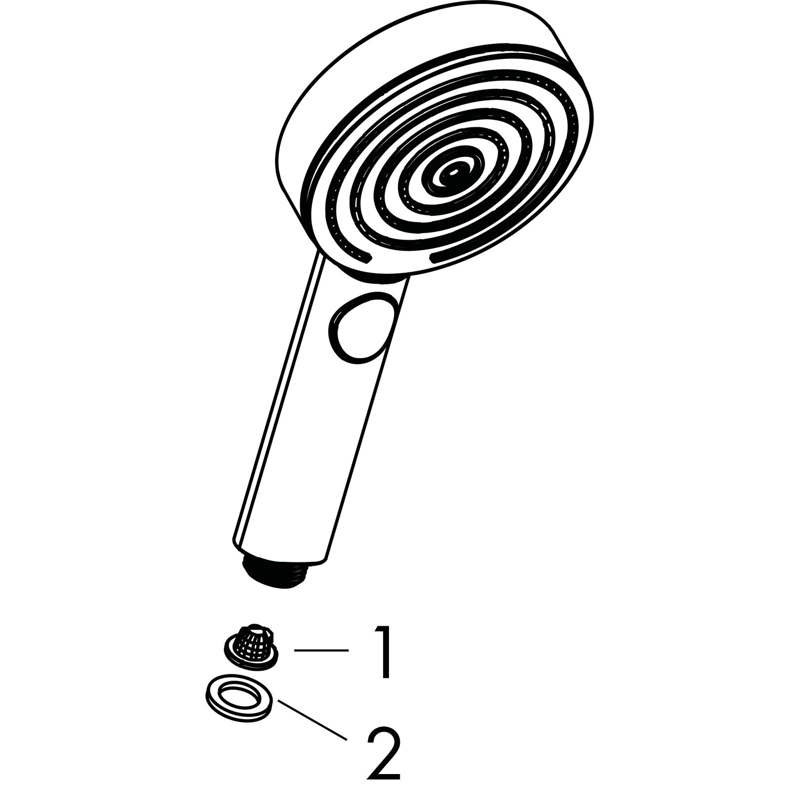 hansgrohe Handbrause Pulsify Select S 105 Relaxation, 3jet, chrom