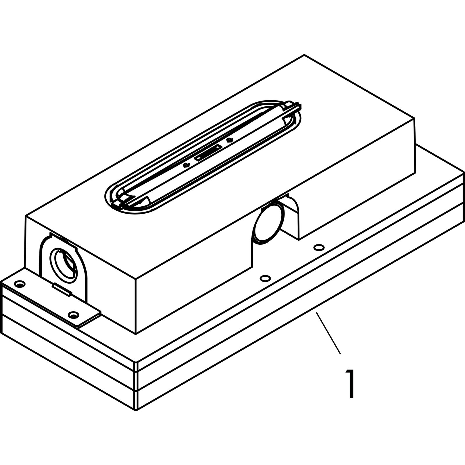 hansgrohe uBox universal Installationsset 900 mm, für Duschrinnen Fertigsets
