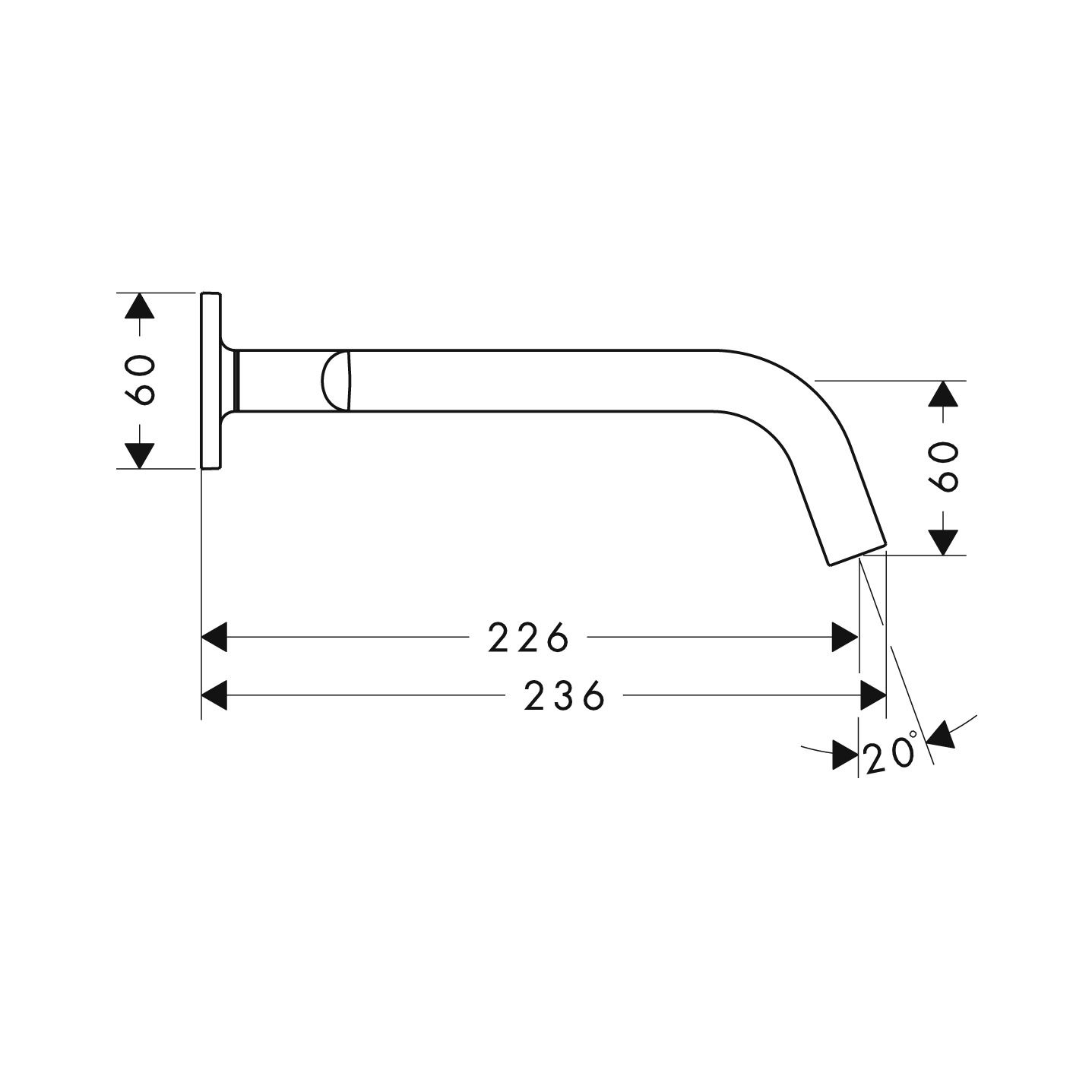 hansgrohe Fertigmontageset Axor Citterio M UP-3-Loch-Waschtischarmatur, Ausladung 226mm, Rosetten, brushed gold optic