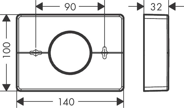 hansgrohe Hygienebeutelspender AddStoris 140x100mm, Wandmontage, mattweiß