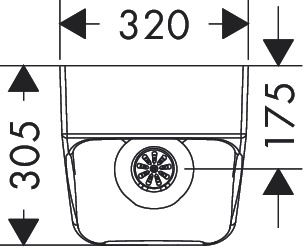 hansgrohe Urinal EluPura Original Q weiß, ohne