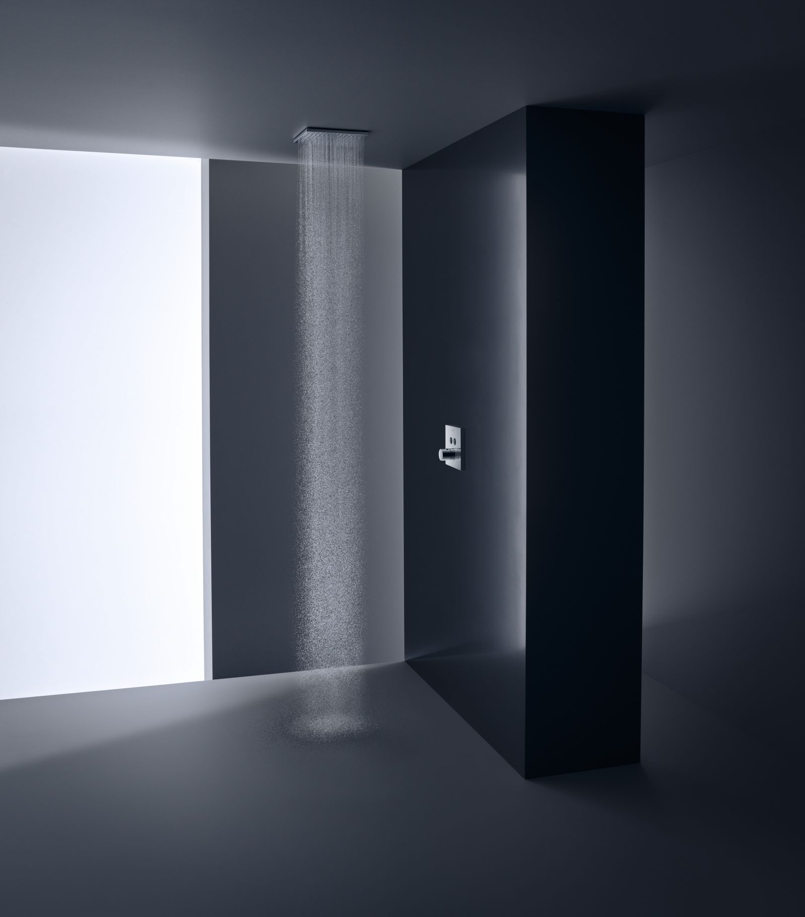 hansgrohe Kopfbrause Axor Decke, UP-Installation, 250x250mm, 2jet, chrom