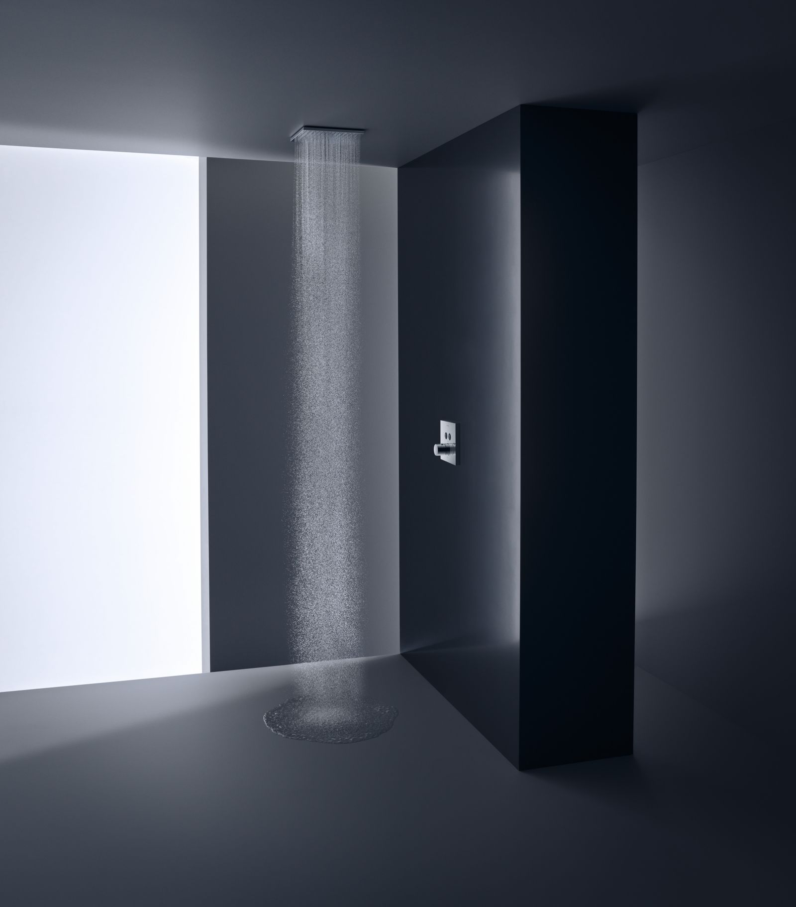 hansgrohe Fertigmontageset ShowerSelect UP-Thermostat, 2 Verbraucher, eckig, chrom