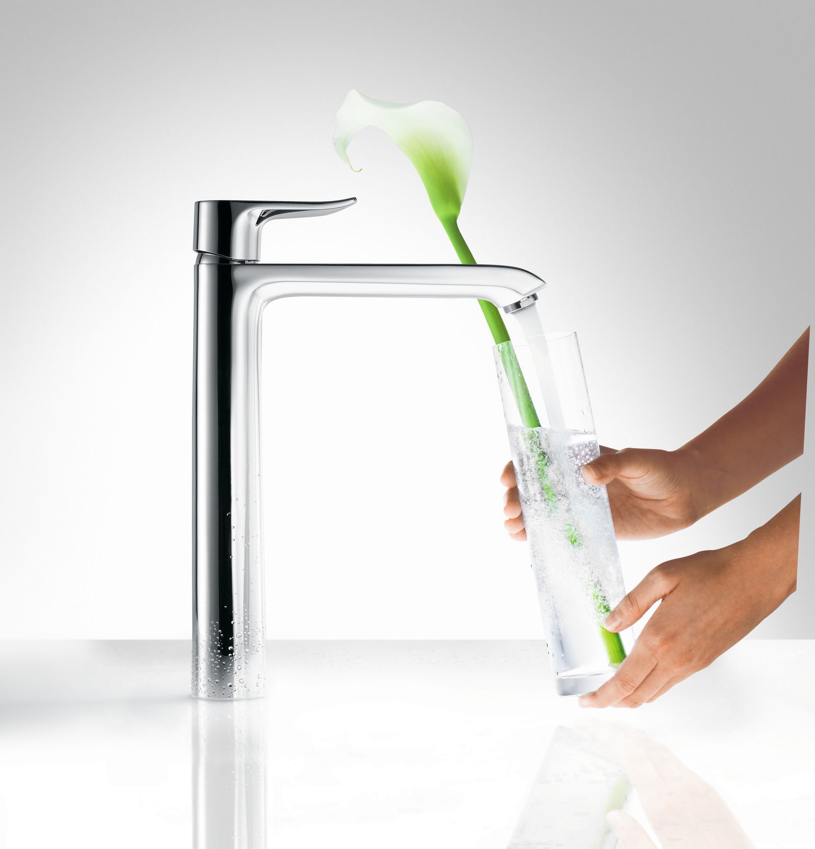 hansgrohe Waschtisch-Einhebelmischer 260 Metris mit Zugstangen-Ablaufgarnitur, chrom