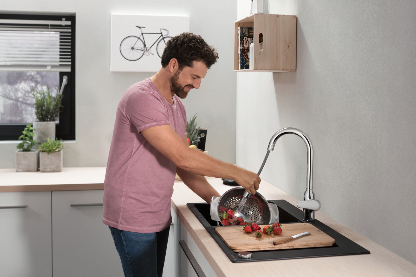 hansgrohe Schneidebrett F16, Eiche