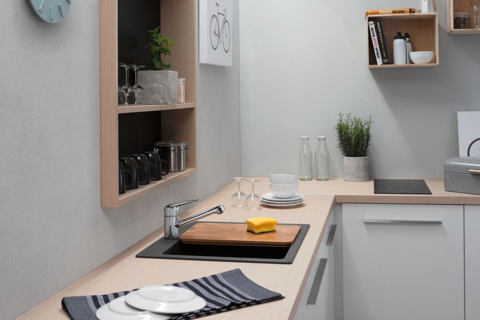 hansgrohe Spültisch-Einhebelmischer 100 Focus M42 1jet, chrom