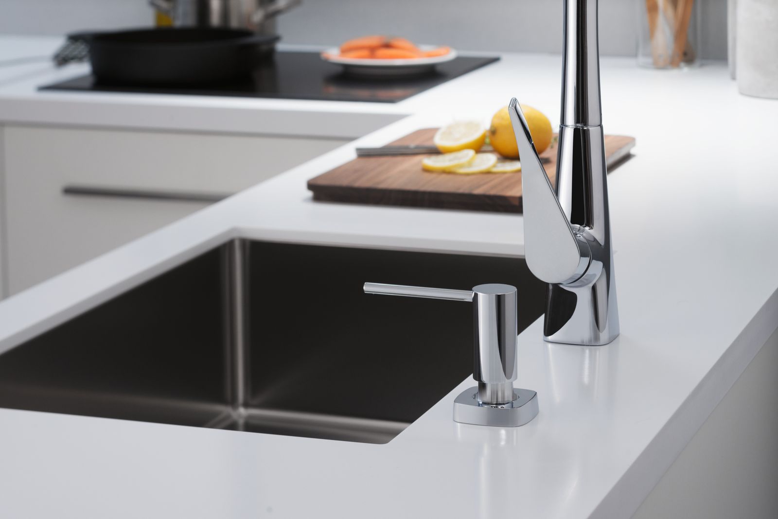 hansgrohe Spülmittelspender A71 Einbauversion, chrom