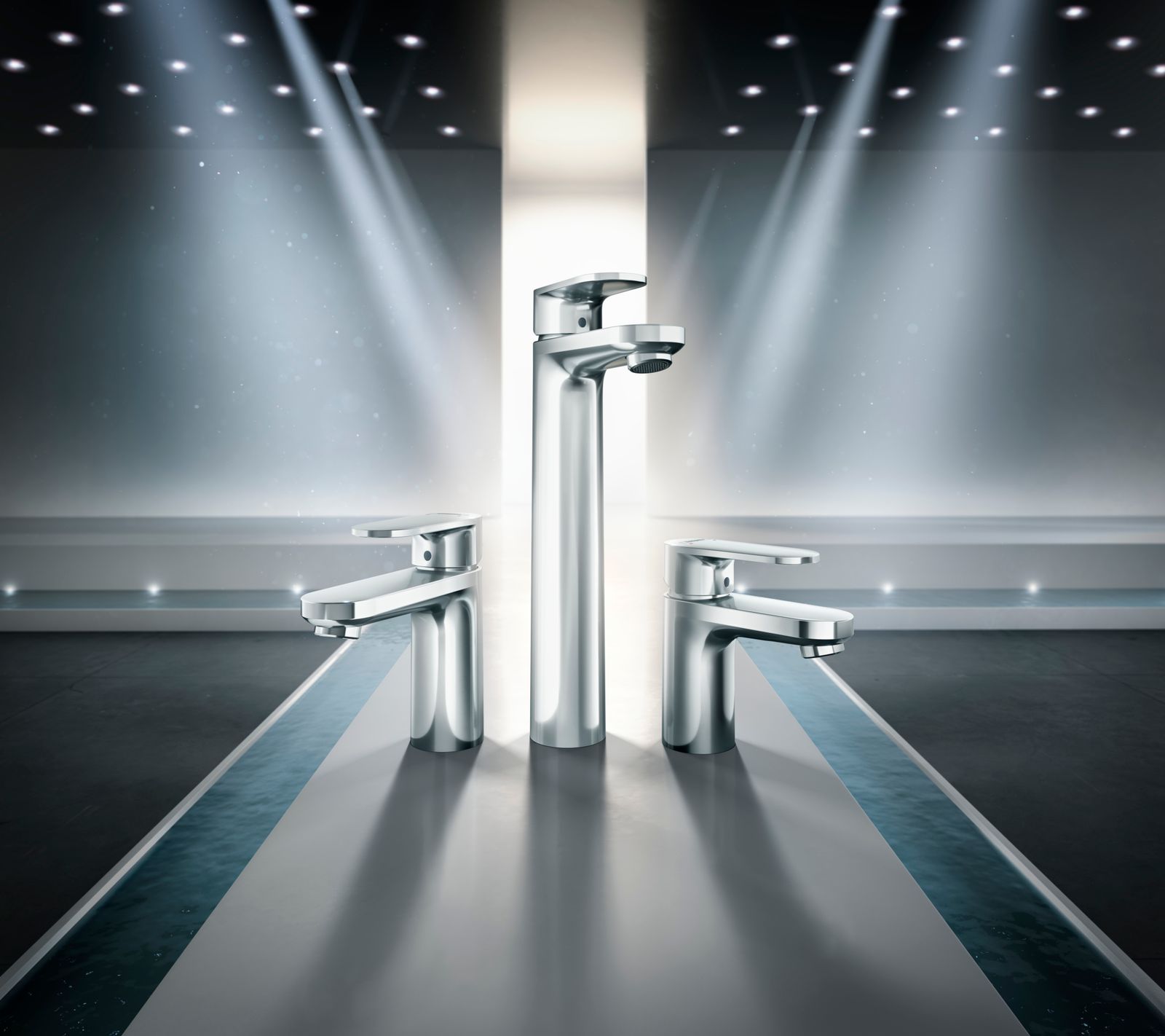 hansgrohe Waschtisch-Einhebelmischer 190 Vernis Blend mit Zugstangen-Ablaufgarnitur, chrom