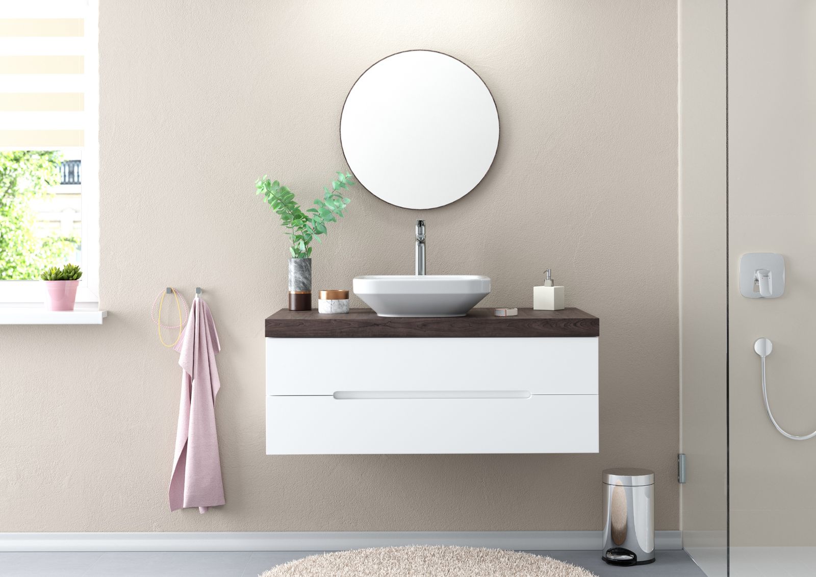 hansgrohe Waschtisch-Einhebelmischer 240 Fine Logis ohne Ablaufgarnitur, chrom