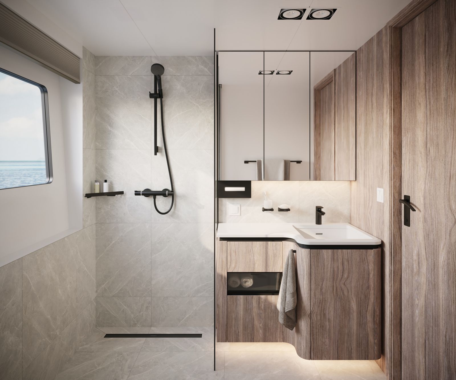 hansgrohe Kosmetiktuchbox AddStoris 265x145mm, Wandmontage, mattschwarz