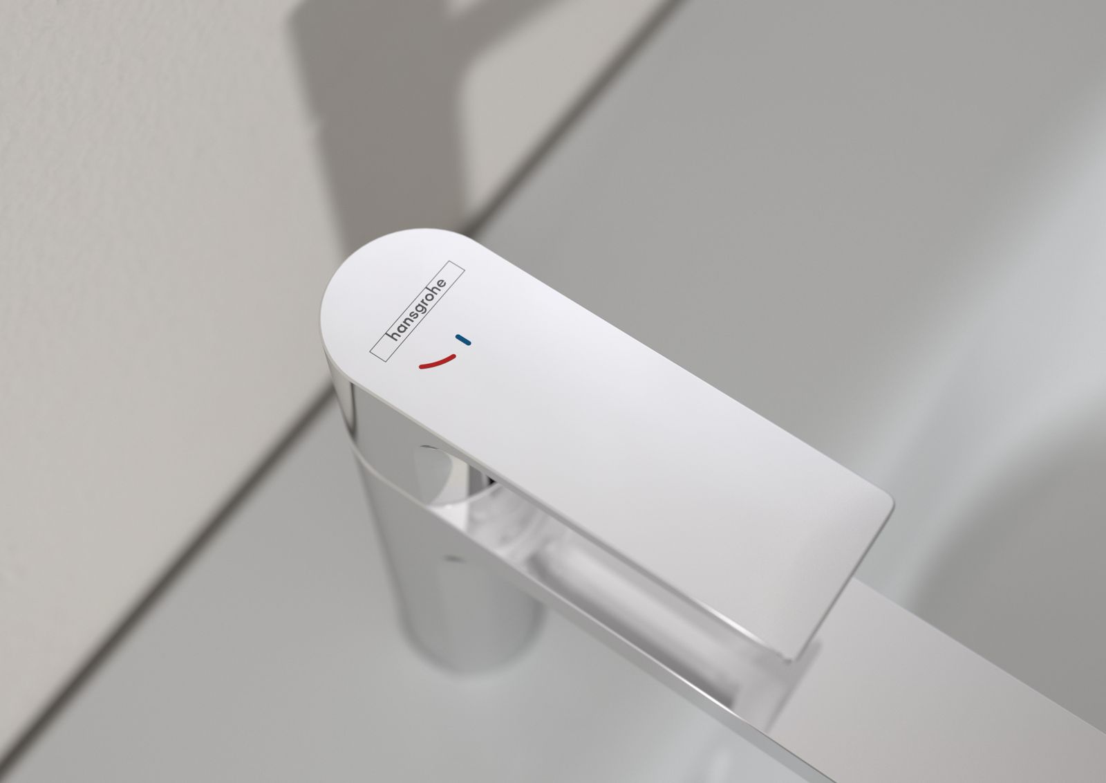 hansgrohe Waschtisch-Einhebelmischer Rebris S 240 CoolStart ohne Zugstangen-Ablaufgarnitur, chrom