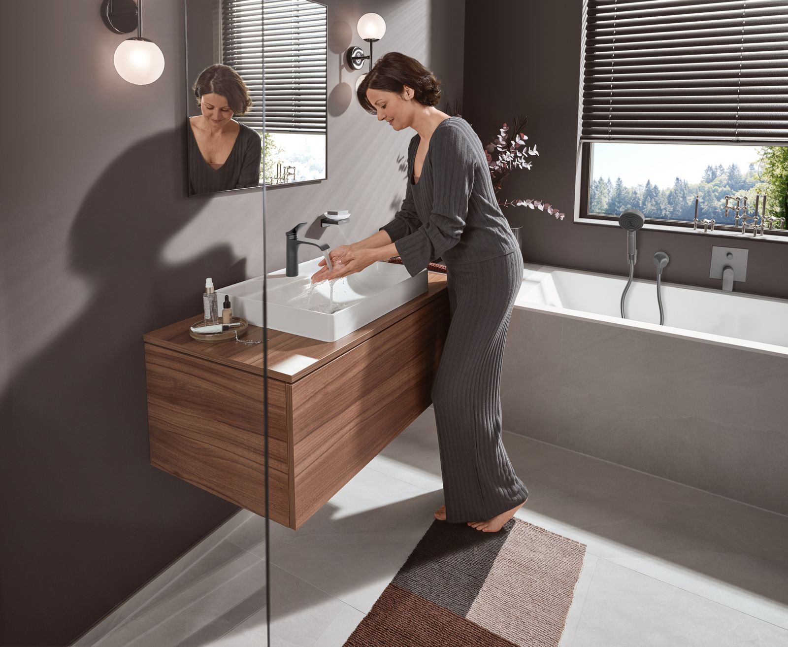 hansgrohe Brauseschlauch Isiflex 1600mm, brushed black