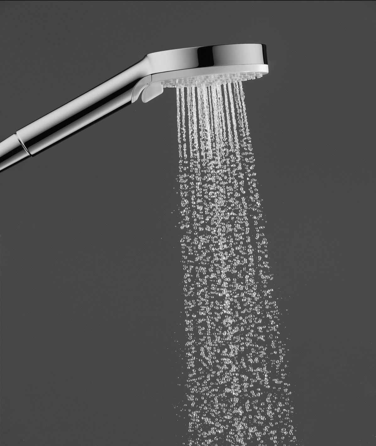 hansgrohe Brausesystem Crometta 959 mm Brausestange, weiß/chrom, Vario, mit Thermostat, 13,8 l/min