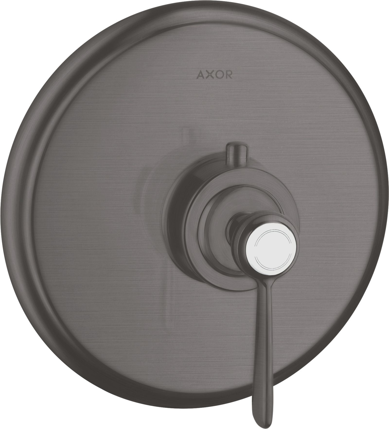 hansgrohe Fertigmontageset Axor Montreux HighFlow UP-Thermostat, mit Hebelgriff, brushed black chrome
