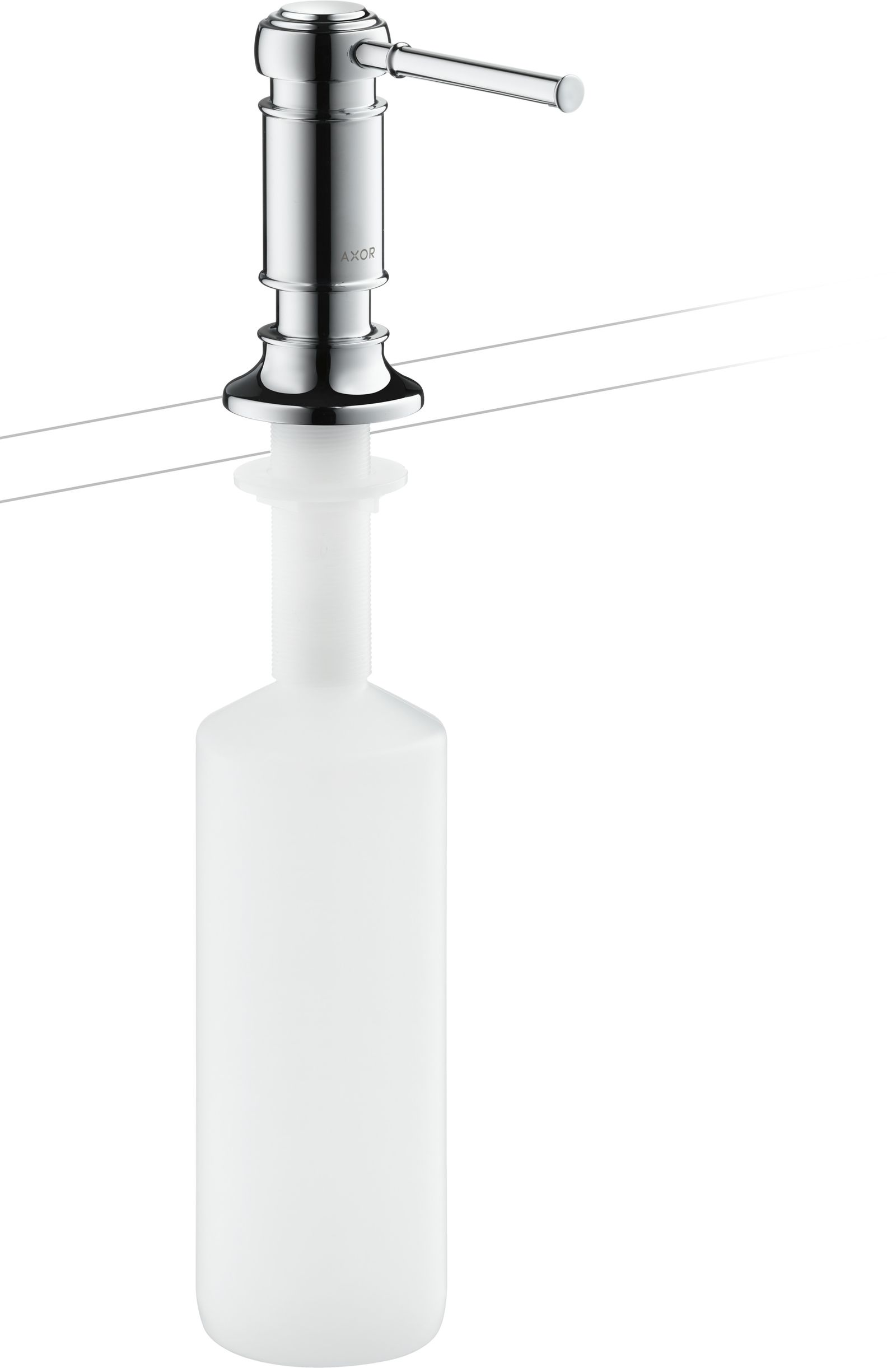 hansgrohe Spülmittelspender Einbauversion, Ausladung 91mm, chrom