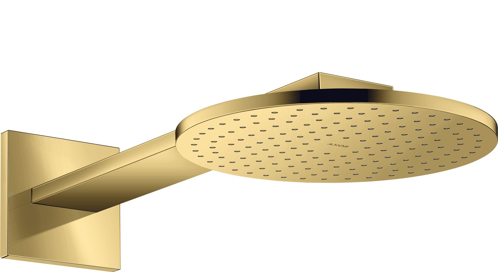 hansgrohe Kopfbrause 250 1jet Axor mit Brausearm, polished gold optic