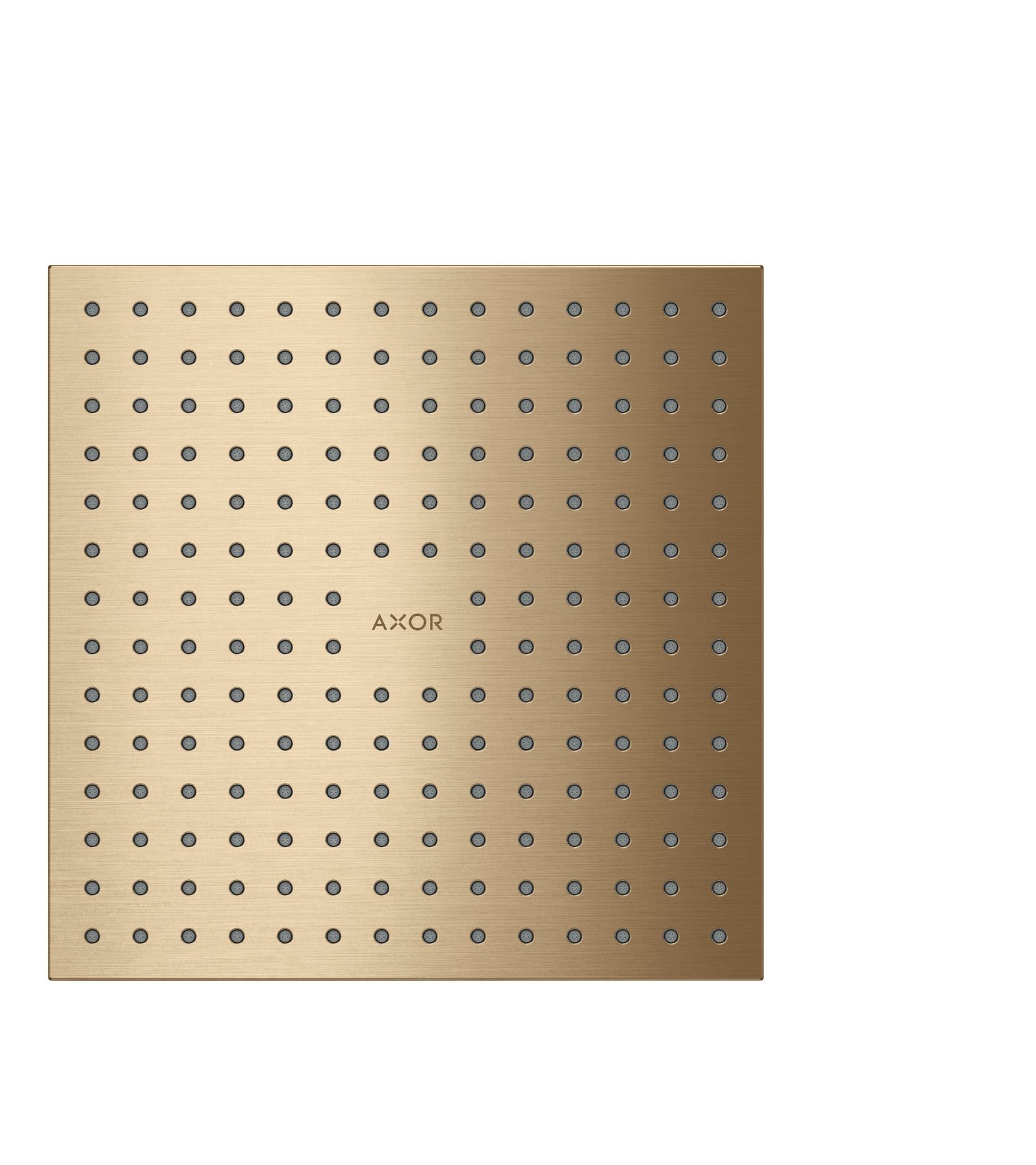 hansgrohe Kopfbrause Axor Decke, UP-Installation, 250x250mm, 2jet, brushed bronze