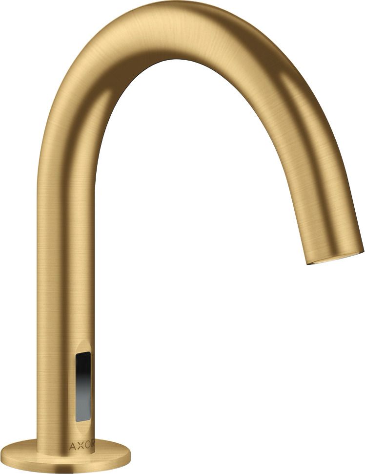 hansgrohe Elektronik-Waschtisch Axor Uno mit Temperaturregulierung, Netzbetrieb 230 V, brushed gold optic