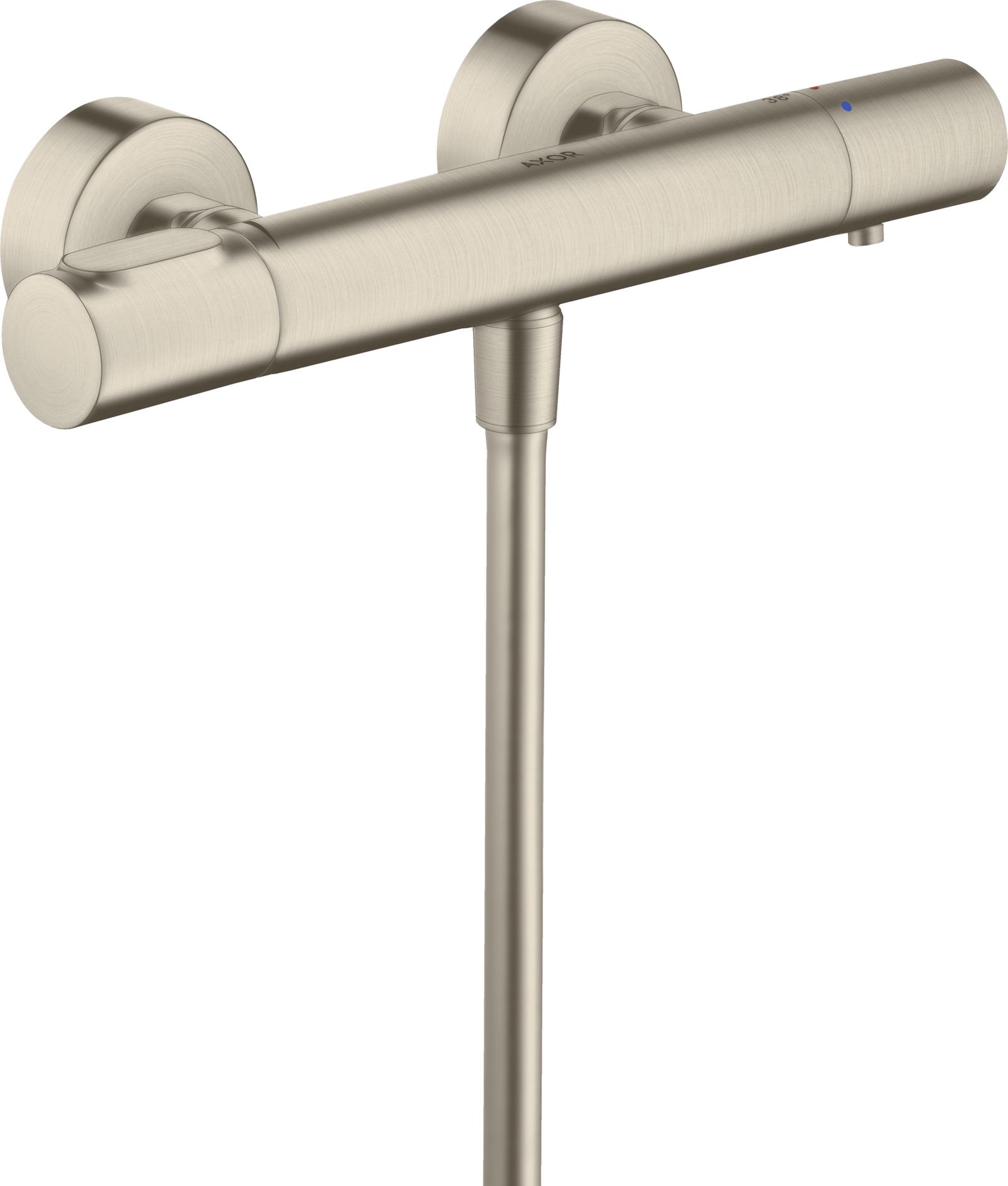 hansgrohe Brause-Thermostat Axor Citterio M AP, 1 Verbraucher, brushed nickel