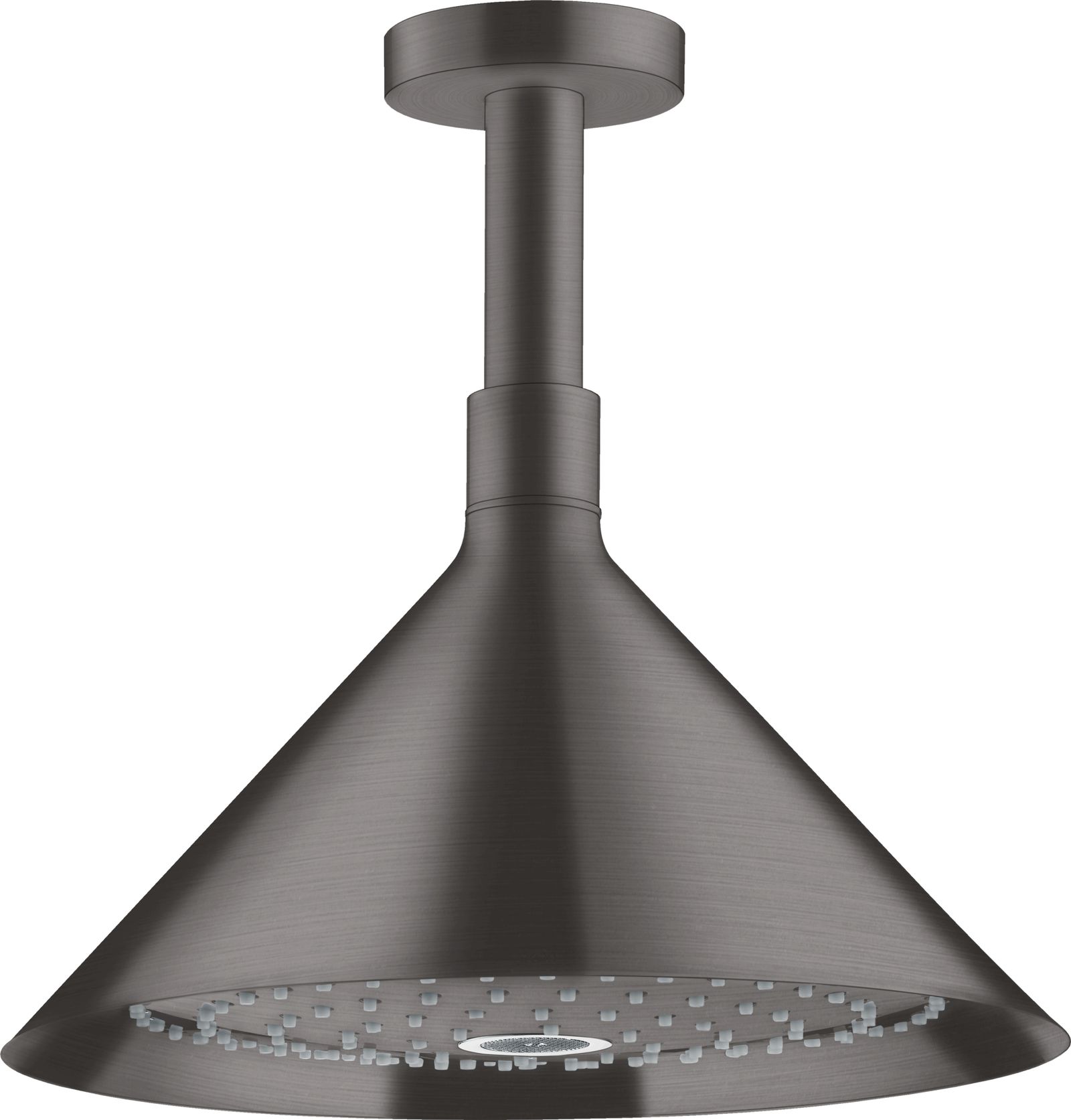 hansgrohe Kopfbrause Axor mit Deckenanschluss, 240mm, 2jet, brushed black chrome