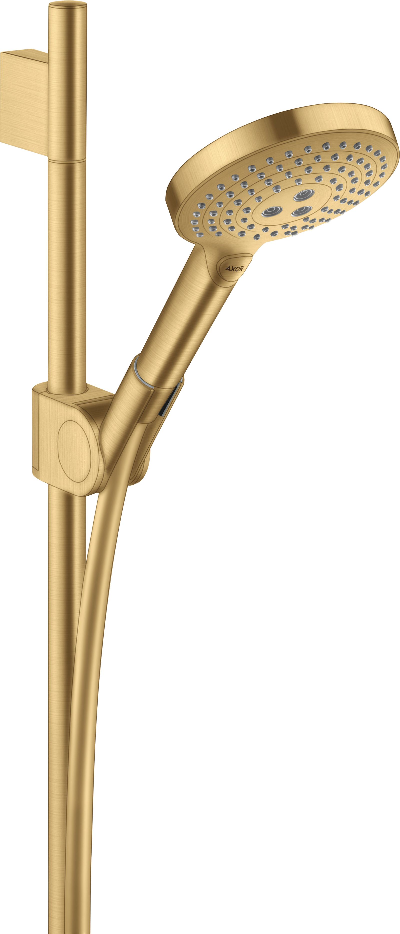 hansgrohe Brauseset Axor Uno 900mm, mit Handbrause, 120mm, 3jet, brushed gold optic
