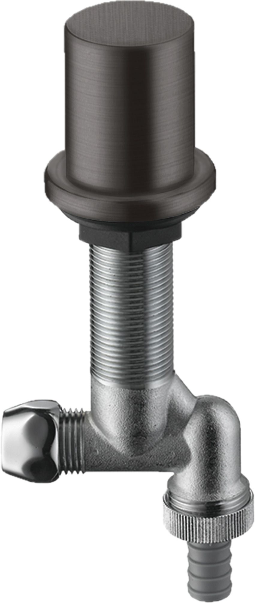 hansgrohe Küchen-Absperrventil Axor mit Rückflussverhinderer, brushed black chrome