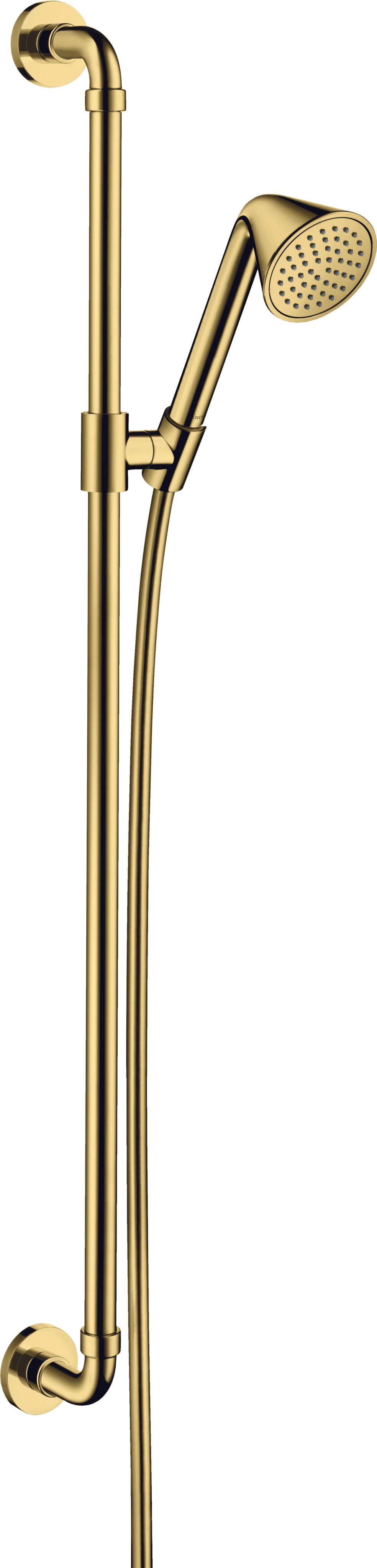 hansgrohe Brauseset Axor Front 900mm, mit Handbrause, 85mm, 1jet, polished gold optic