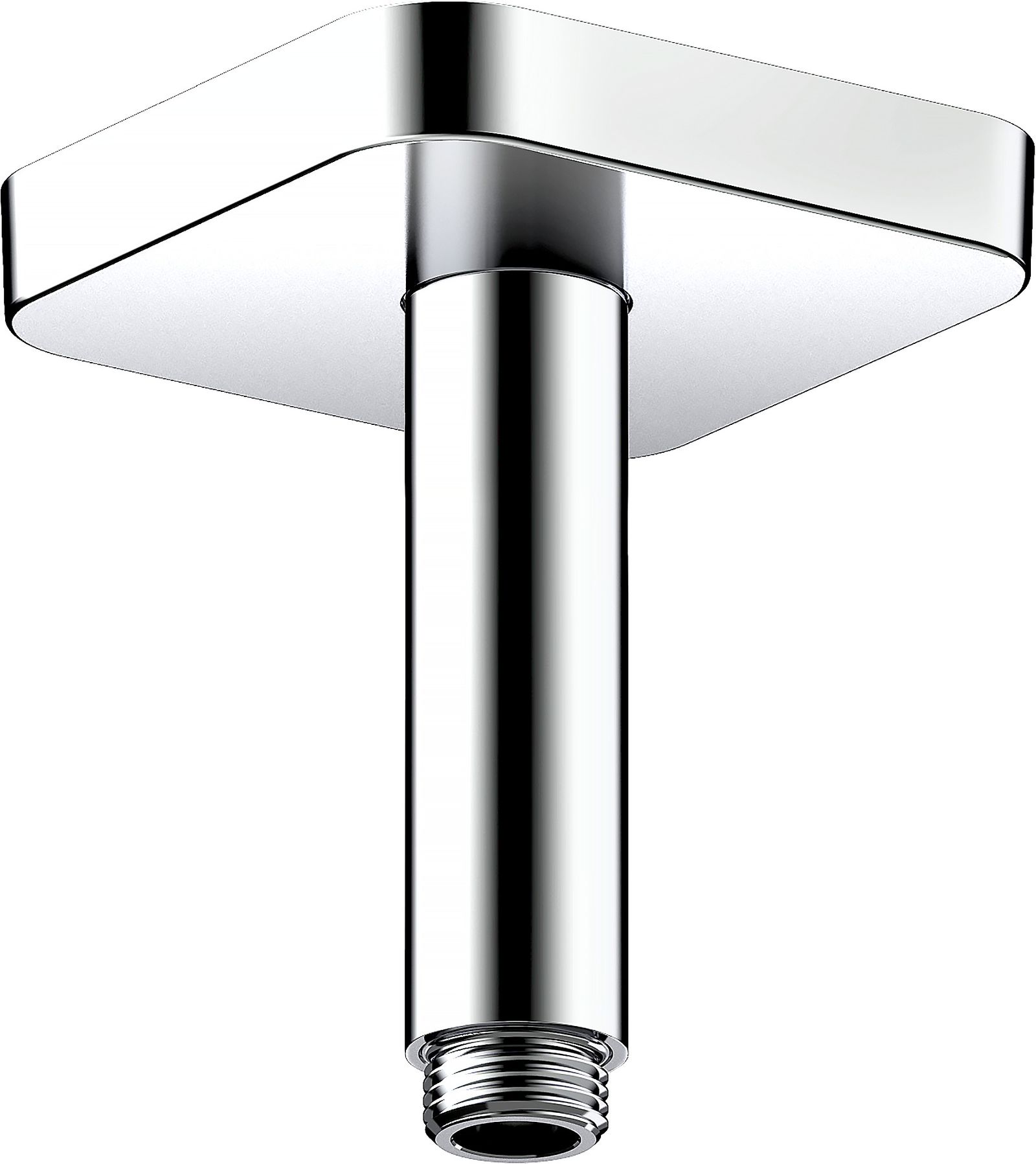 hansgrohe Deckenanschluss softsquare Axor 100 mm, chrom, eckig